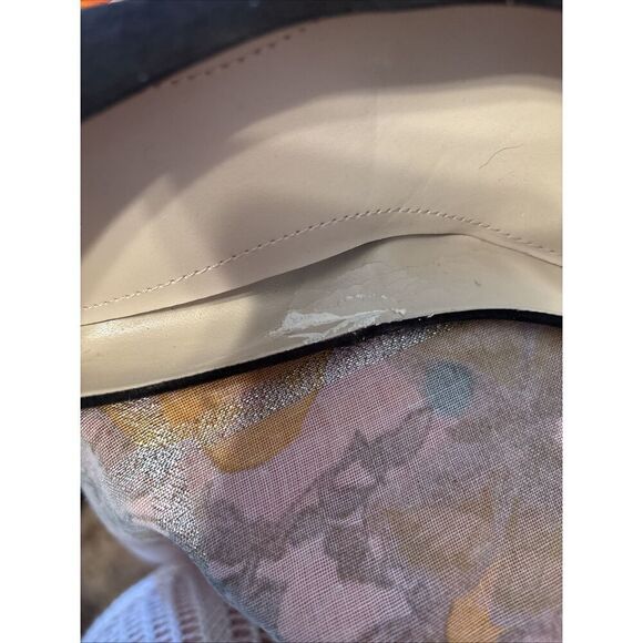 NWT Calvin Klein Black Suede Round Toe Cork Platform 5 in Heels Size 8.5 - Picture 11 of 12